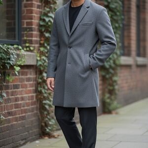 Quince Charcoal Overcoat